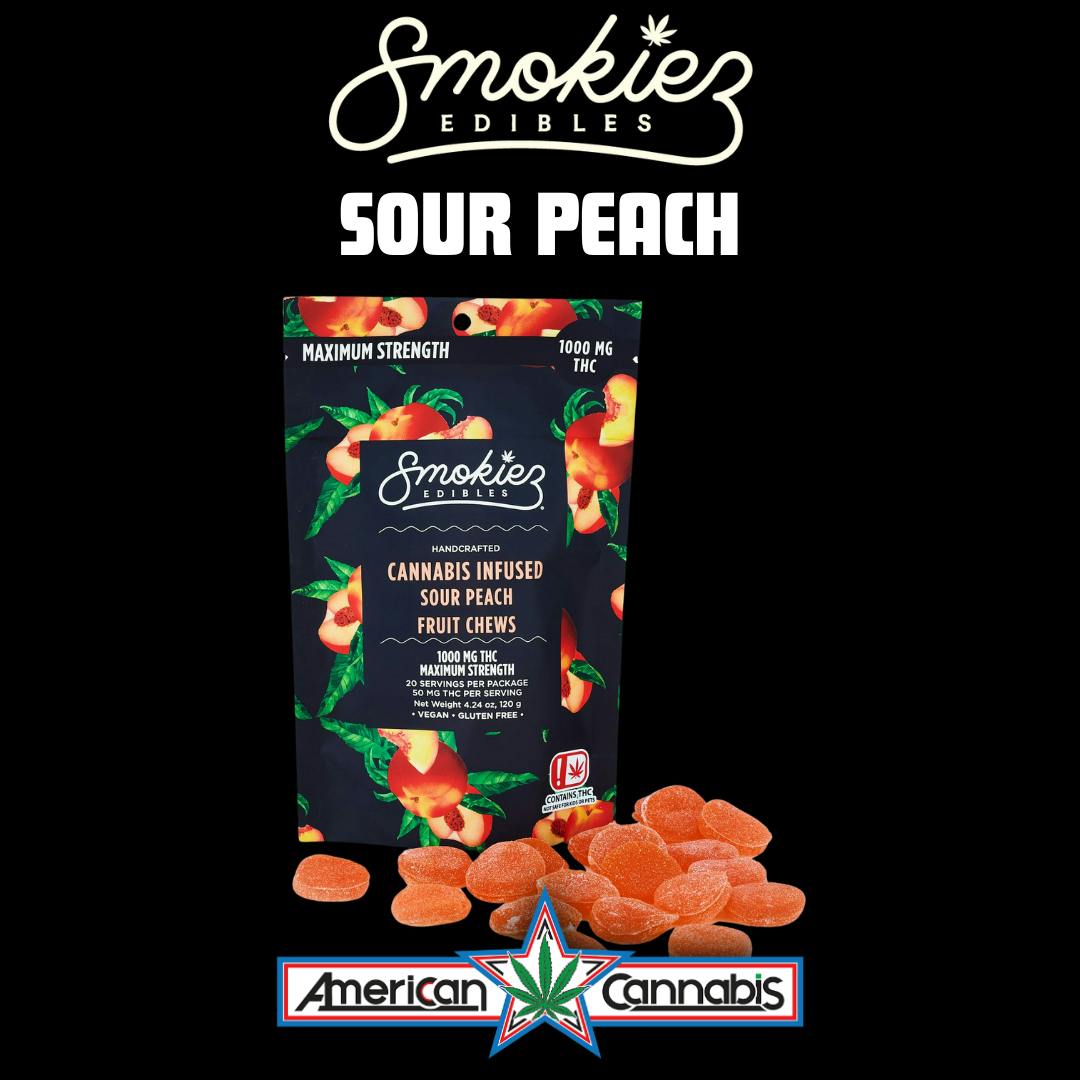 [Edible] Smokiez Edibles Sour Peach 1000mg [Sativa]