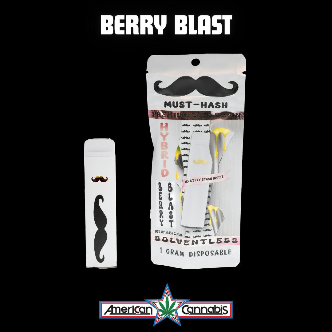[Cartridge] MUST-HASH Berry Blast Live Rosin 1g [Hybrid]