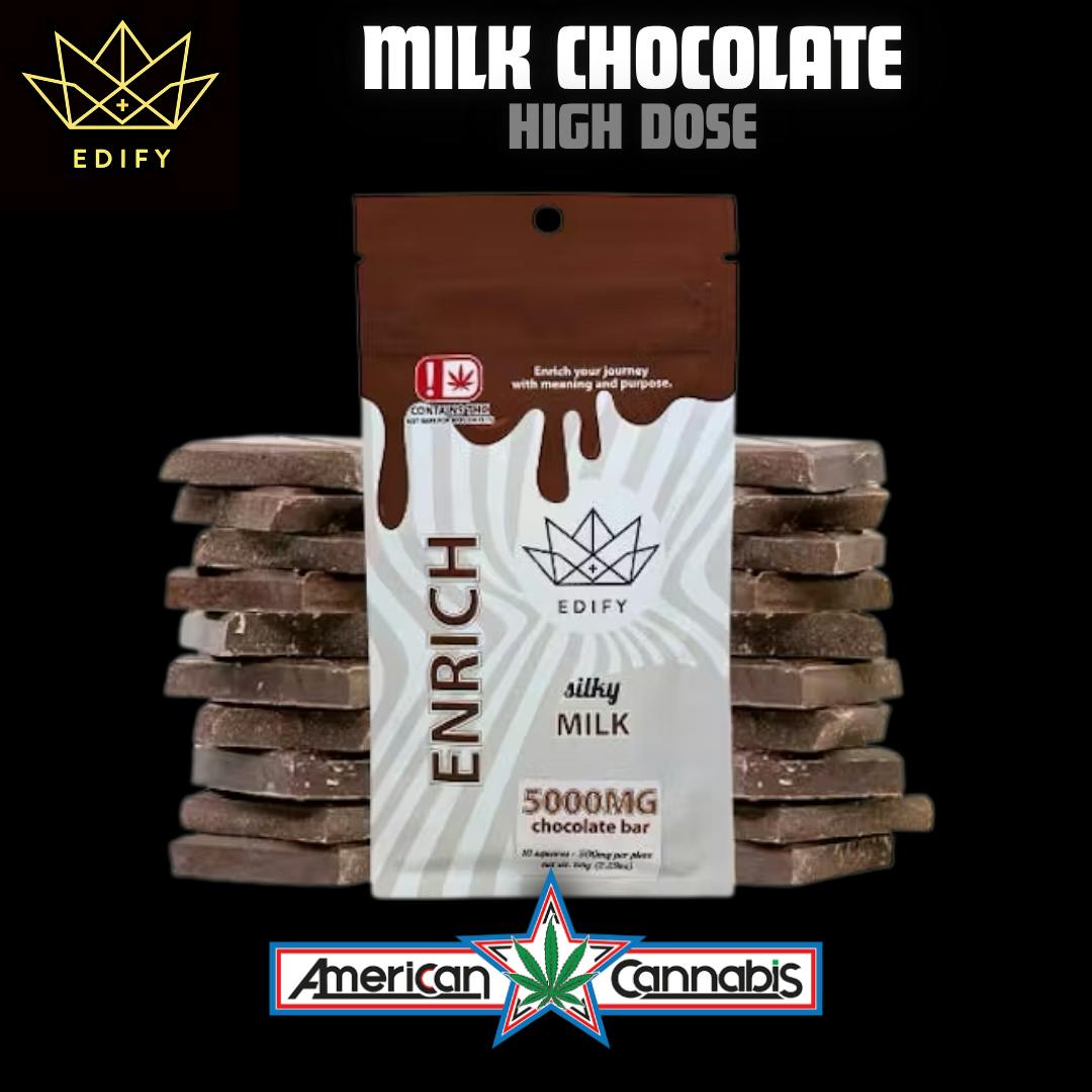 [Edible] Edify Milk Chocolate Chocolate Bar 5000mg [Hybrid]
