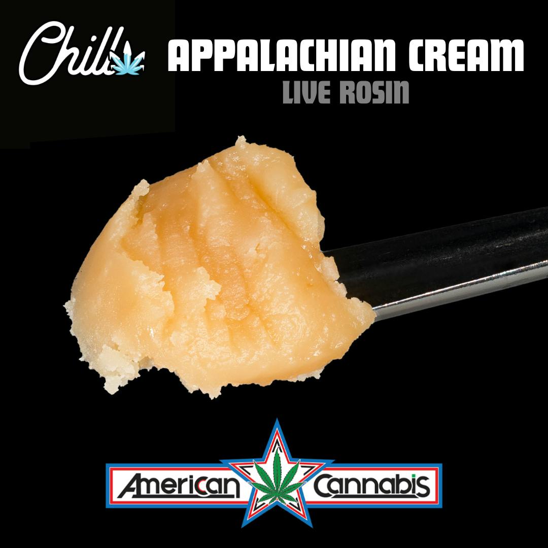[Concentrate] Chill Appalachian Cream Live Rosin 1g [Hybrid]