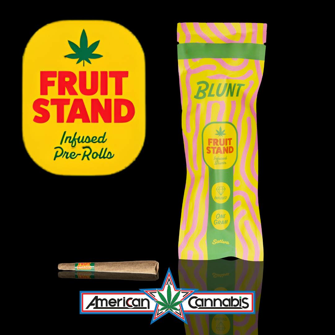 [Pre-Roll Infused] Fruit Stand Blunt Blue Raspberry 1g [Indica]