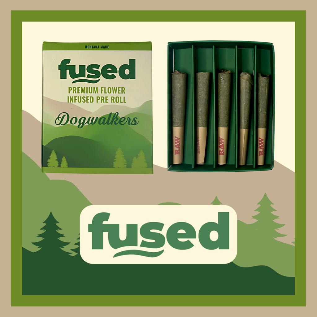 Fused Forbidden Raspberry Infused Dogwalkers 0.42g Each | 5 pack