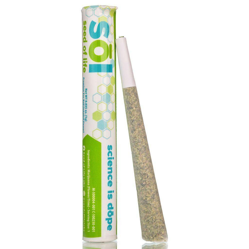 SOL Sugar High Pre-Roll 1g