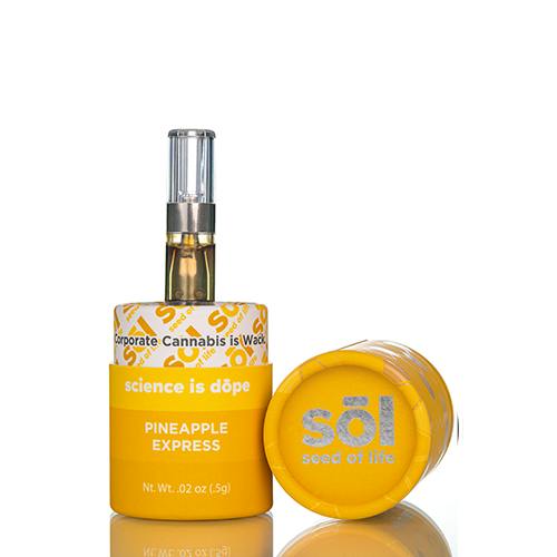 SOL Pineapple Express Distillate Cartridge 0.5g