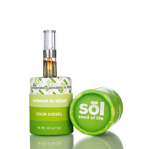 SOL Sour Diesel Distillate Cartridge 0.5g