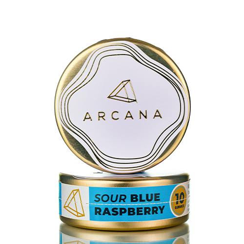 ARCANA Sour Blue Rasberry Gummies 10mg Each | 10 Pack