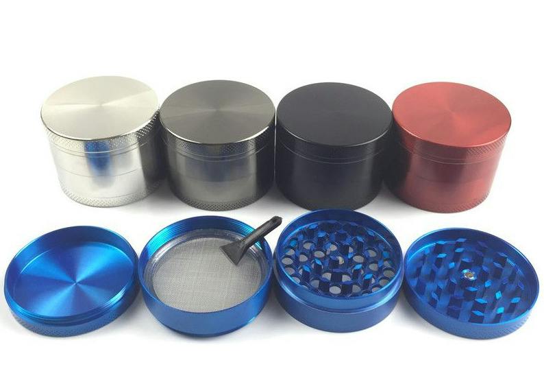 63mm Zinc 4 pc Grinder | Assorted Colors