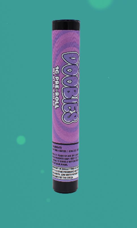 Doobies - Platinum Lemon Cherry Gelato 1G Pre-Roll