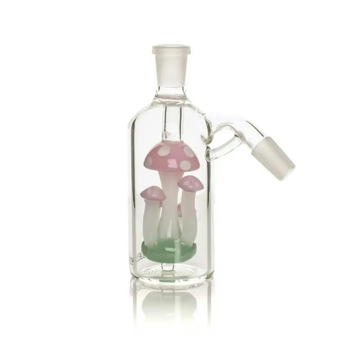 Red Eye Glass 14mm 45 Degree Amanita Ash Catcher
