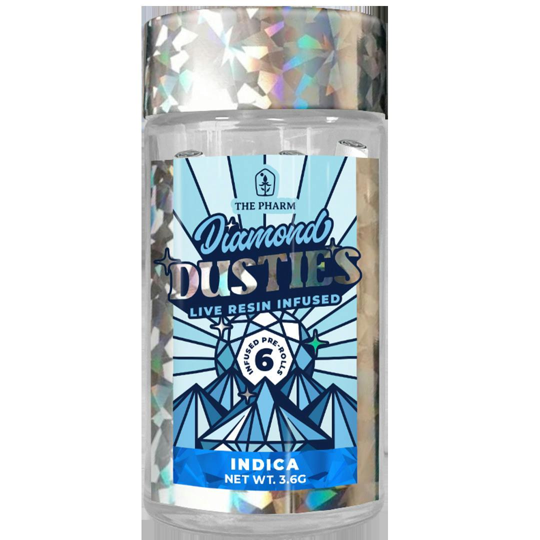 Diamond Infused Sapphire Indica Pre-Roll Pack 3.6g (6-Pack | 0.6g Each)