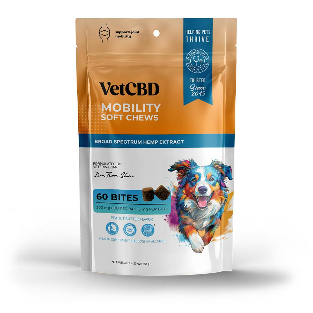 Mobility Treats 300mg (60-Pack | 5mg Each)