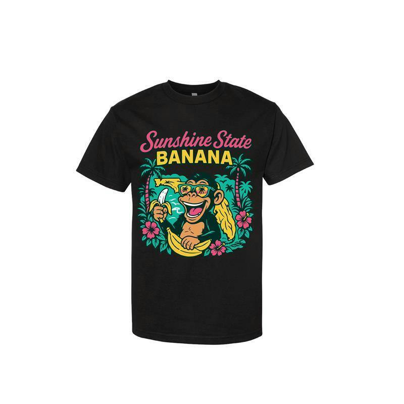 sunshine state banana shirt Black - XXL