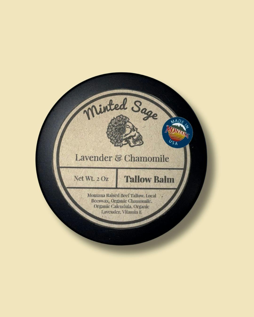 (Minted Sage) 1oz. Tallow Balm