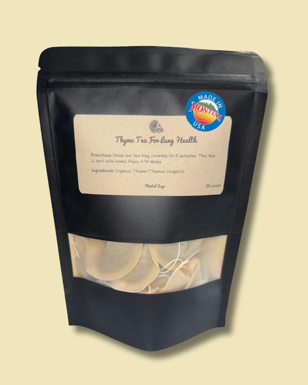 (Minted Sage) Thyme Tea Lung Health