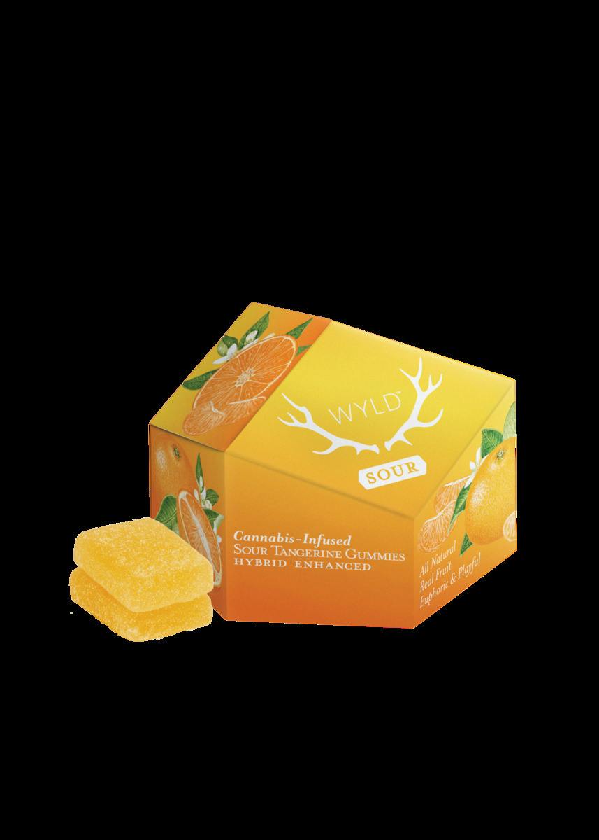 Wyld | 100mg Gummy | Sour Tangerine (Hybrid)