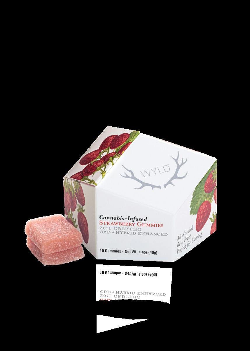 Wyld | 10mg THC / 200mg CBD Gummy | Strawberry (Hybrid)