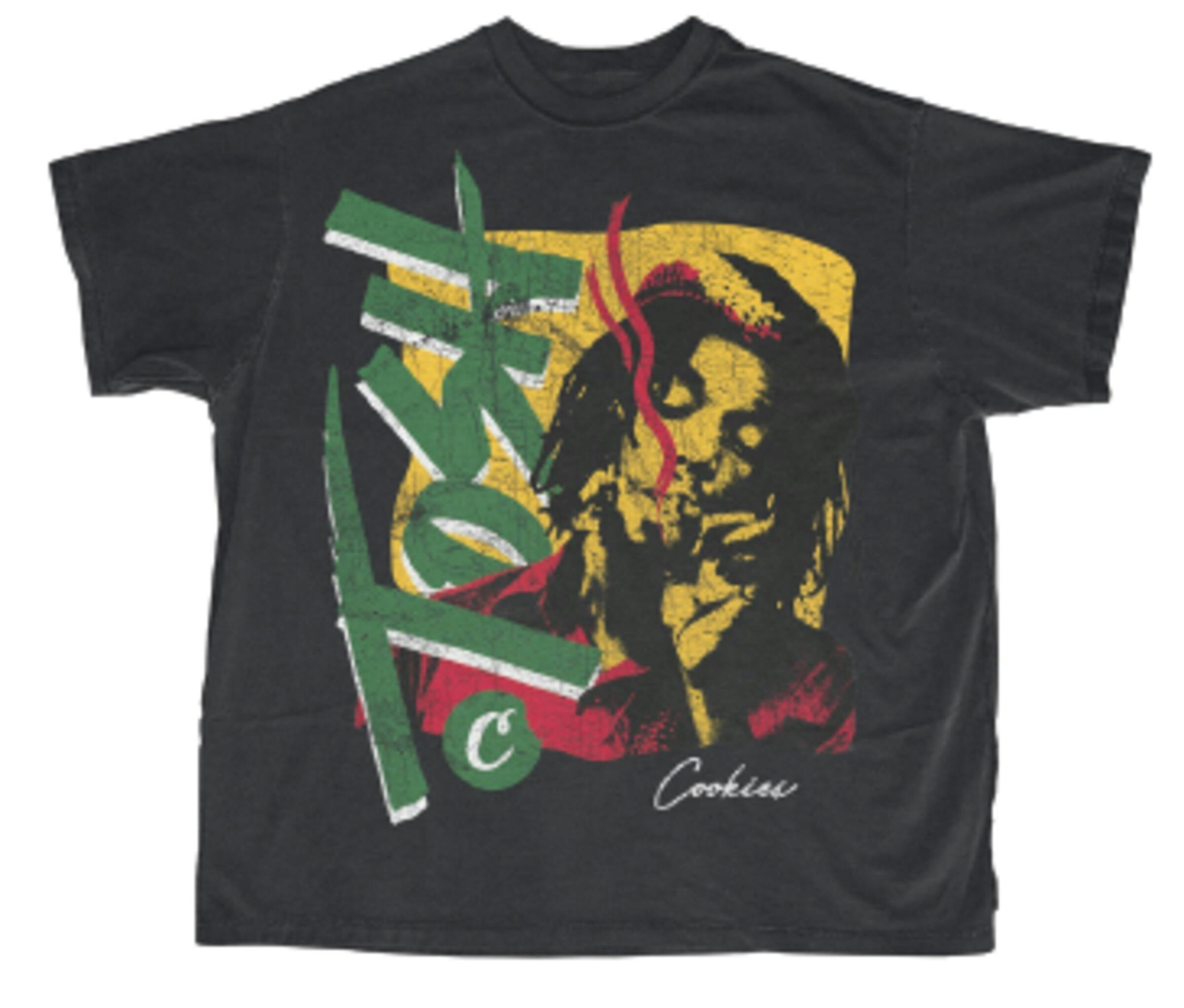 Cookies x Peter Tosh | Black T-Shirt | 4XL