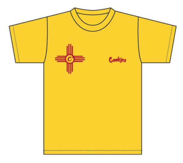 Cookies Local | Zia Yellow Shirt Red Script | S