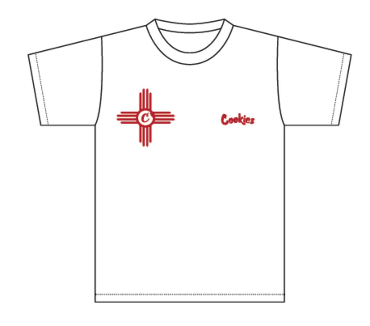 Cookies Local | Zia White Shirt Red Script | 3XL