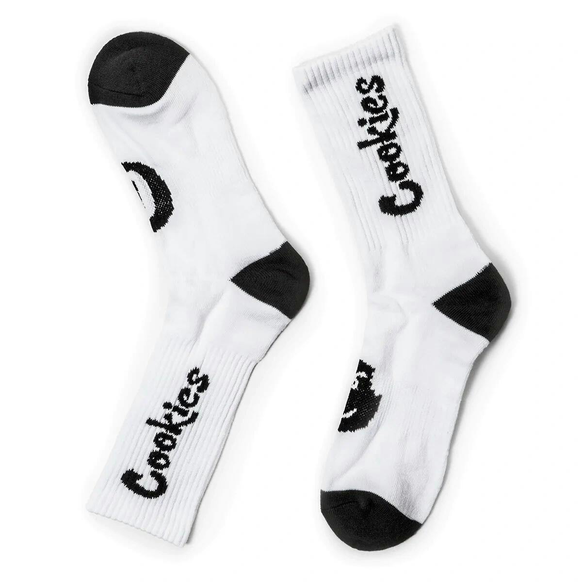 Cookies | Original Logo Socks | White/Black