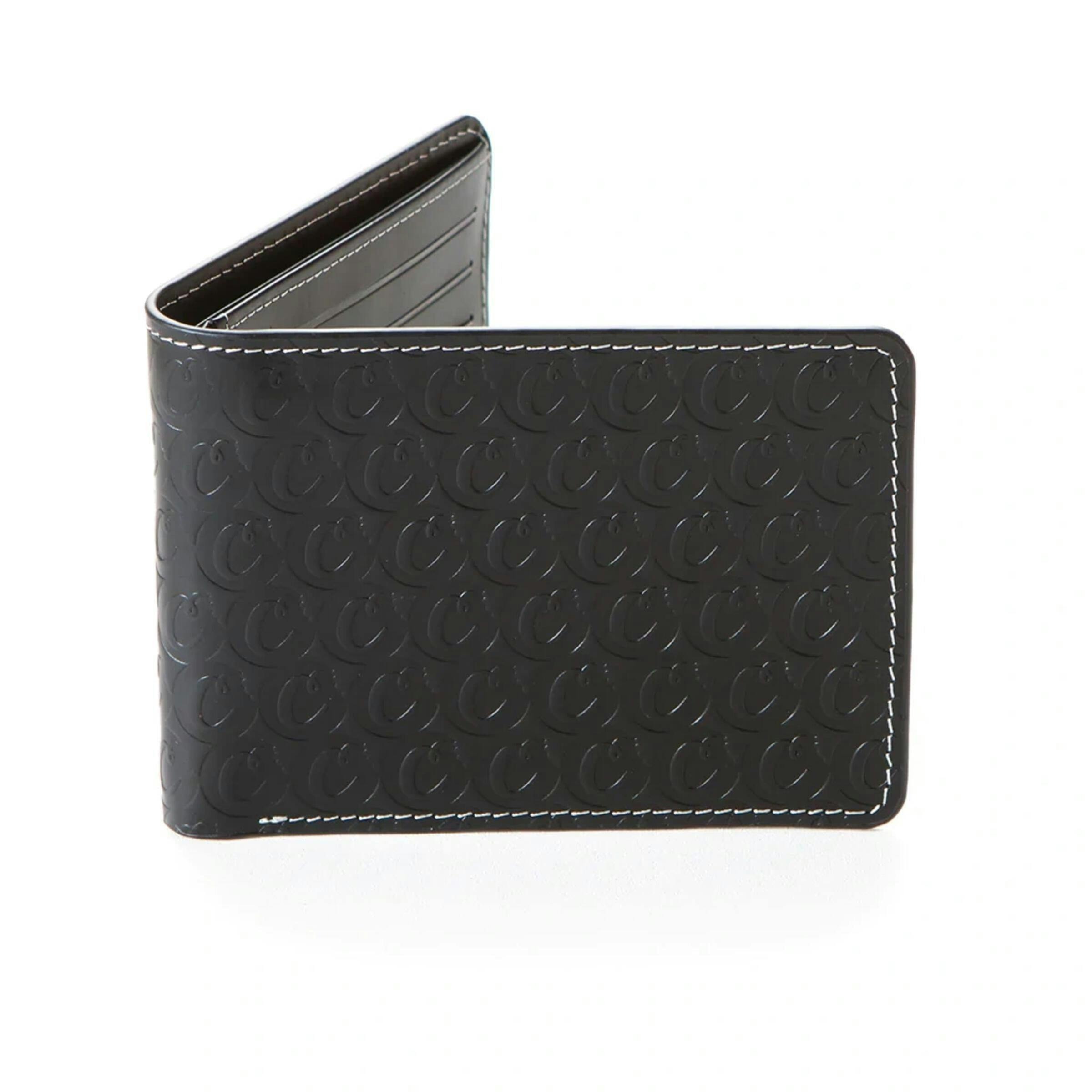 Cookies | Billfold Wallet | Black Embossed Monogram