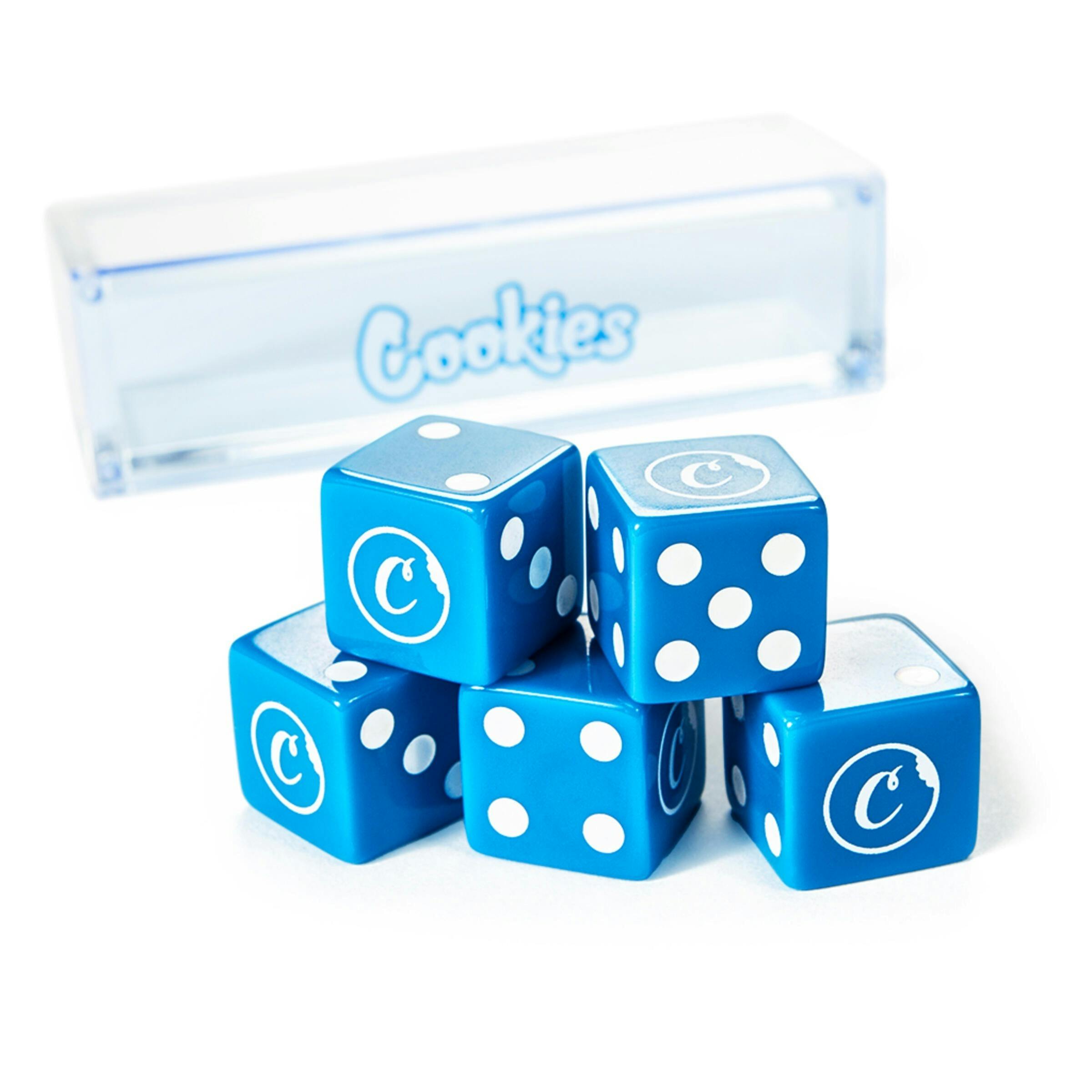 Cookies Playing Dice | Blue