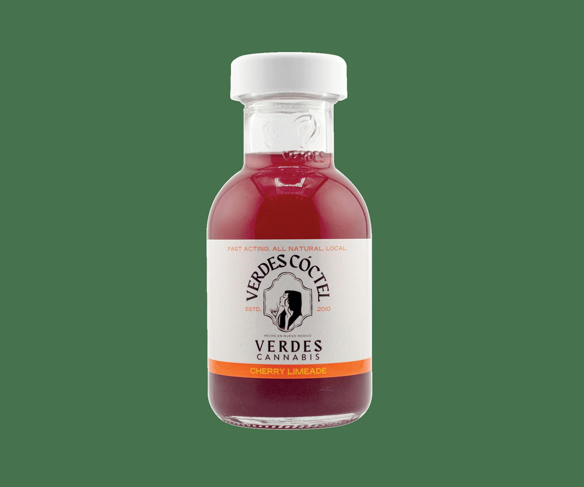 Verdes | 100mg Beverages | 1:1 THC CBG Cherry Limeade