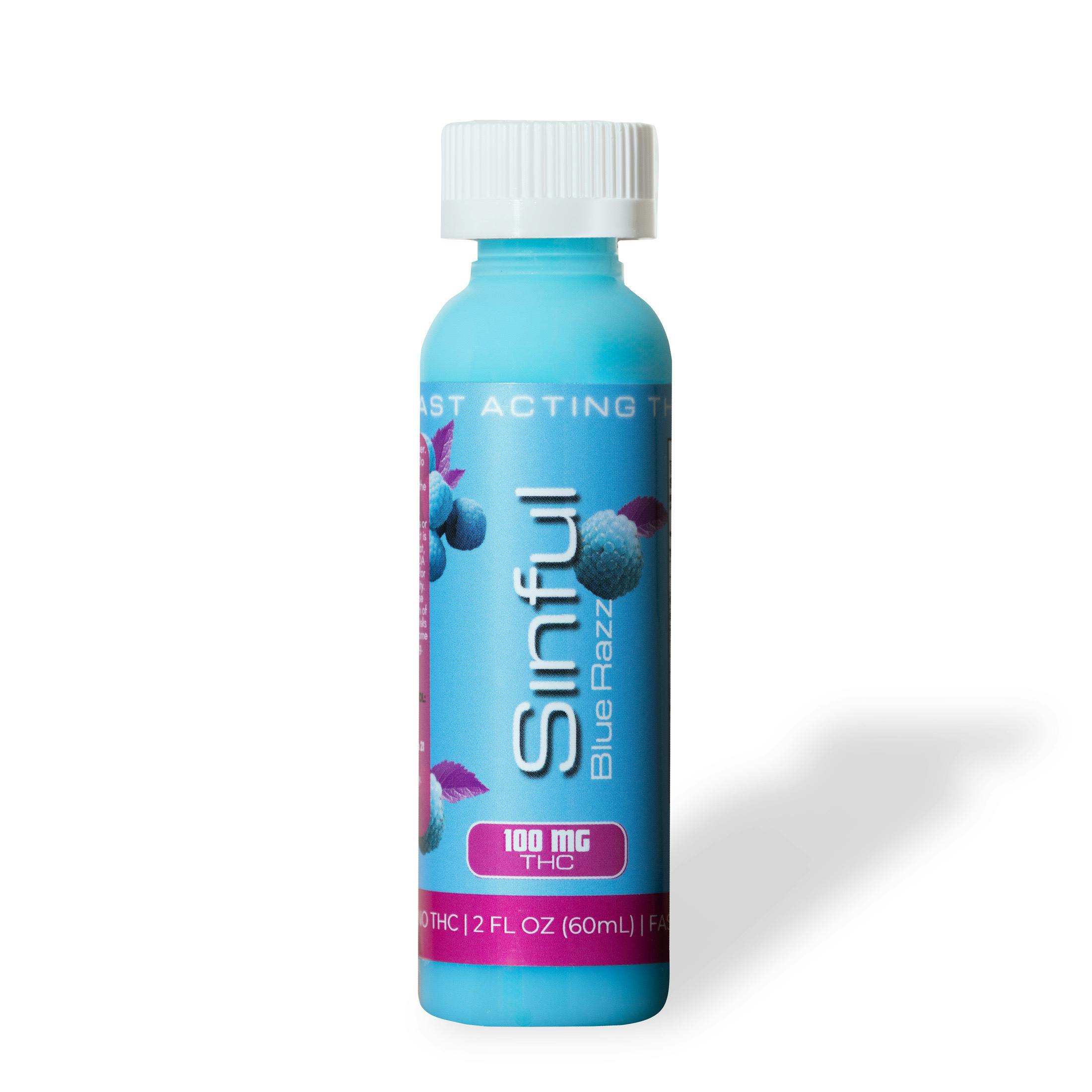 Sinful Beverages | 100mg | Blue Razz Shooter