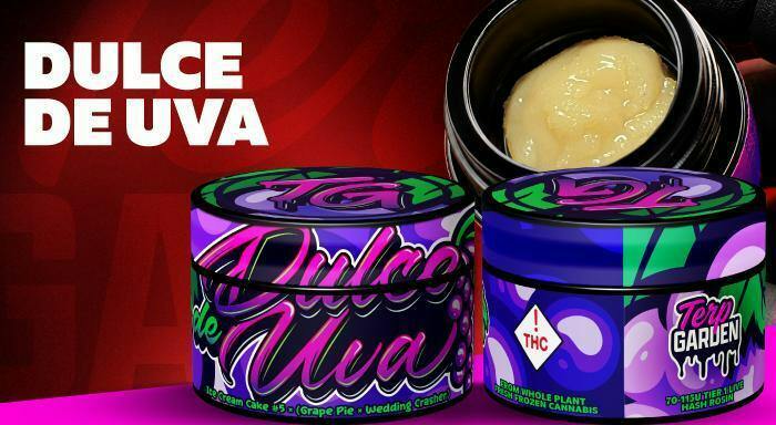 Terp Garden | 1g Cold Cure Live Rosin | Dulce De Uva