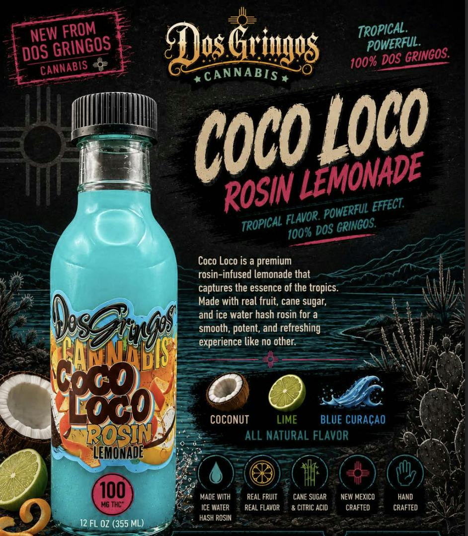 Dos Gringos | 100mg Rosin Lemonade | Coco Loco