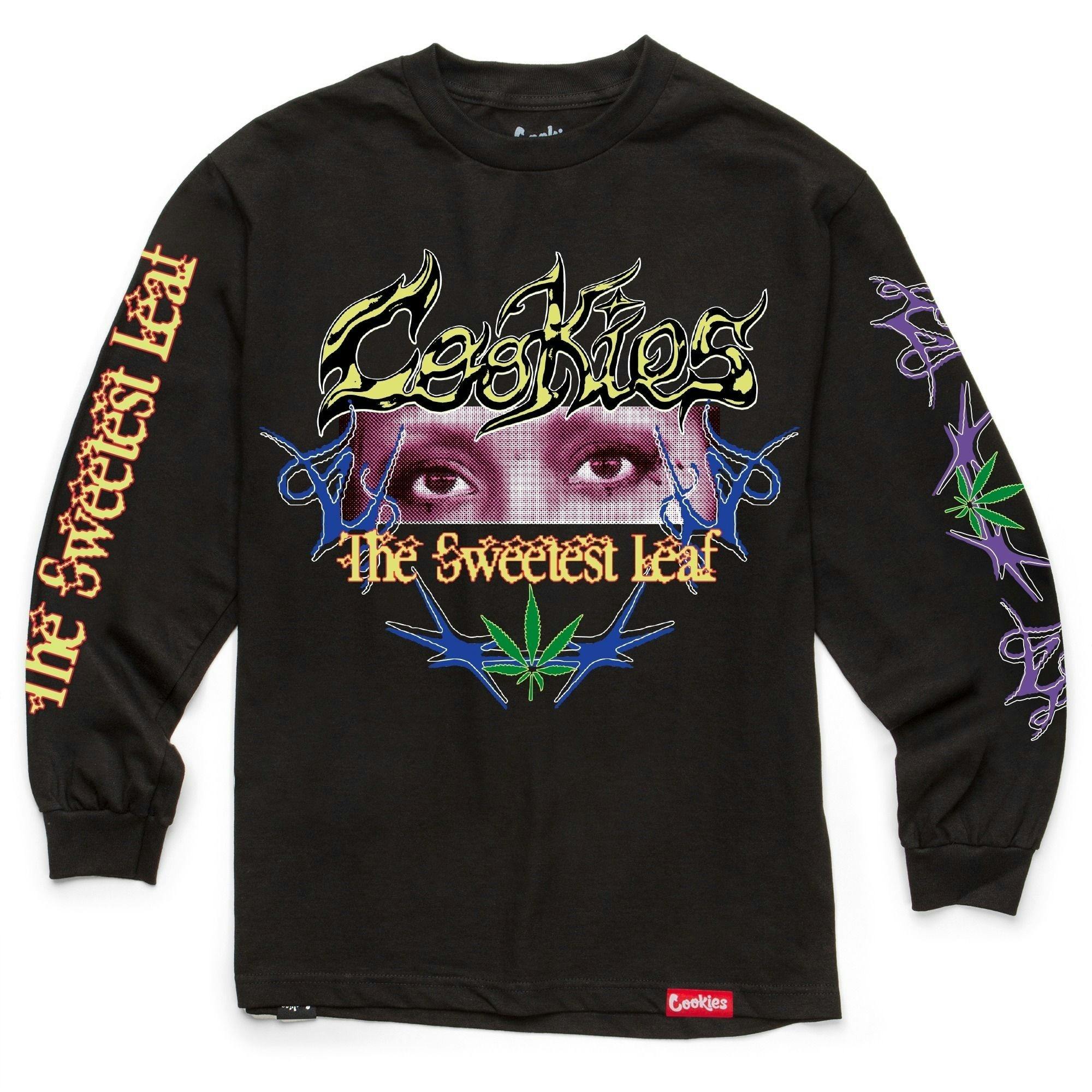 Cookies | Sweetest Leaf Black LS Tee | S