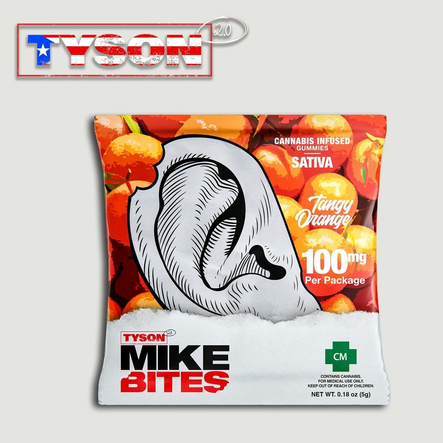 Tangy Orange Gummy Sativa 250 mg