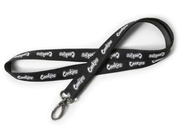 Cookies - Original Mint 18" Large - Lanyard - Black/White