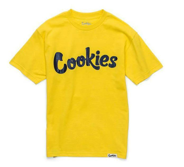 Cookies - Original Mint Logo - Tee - Yellow/Navy