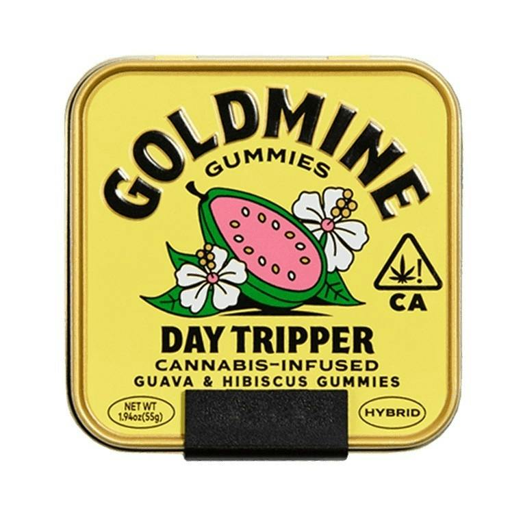 Tropic Trip Guava & Hibiscus Gummies | 100mg | 10ct | 10mg/ea by Goldmine Gummies