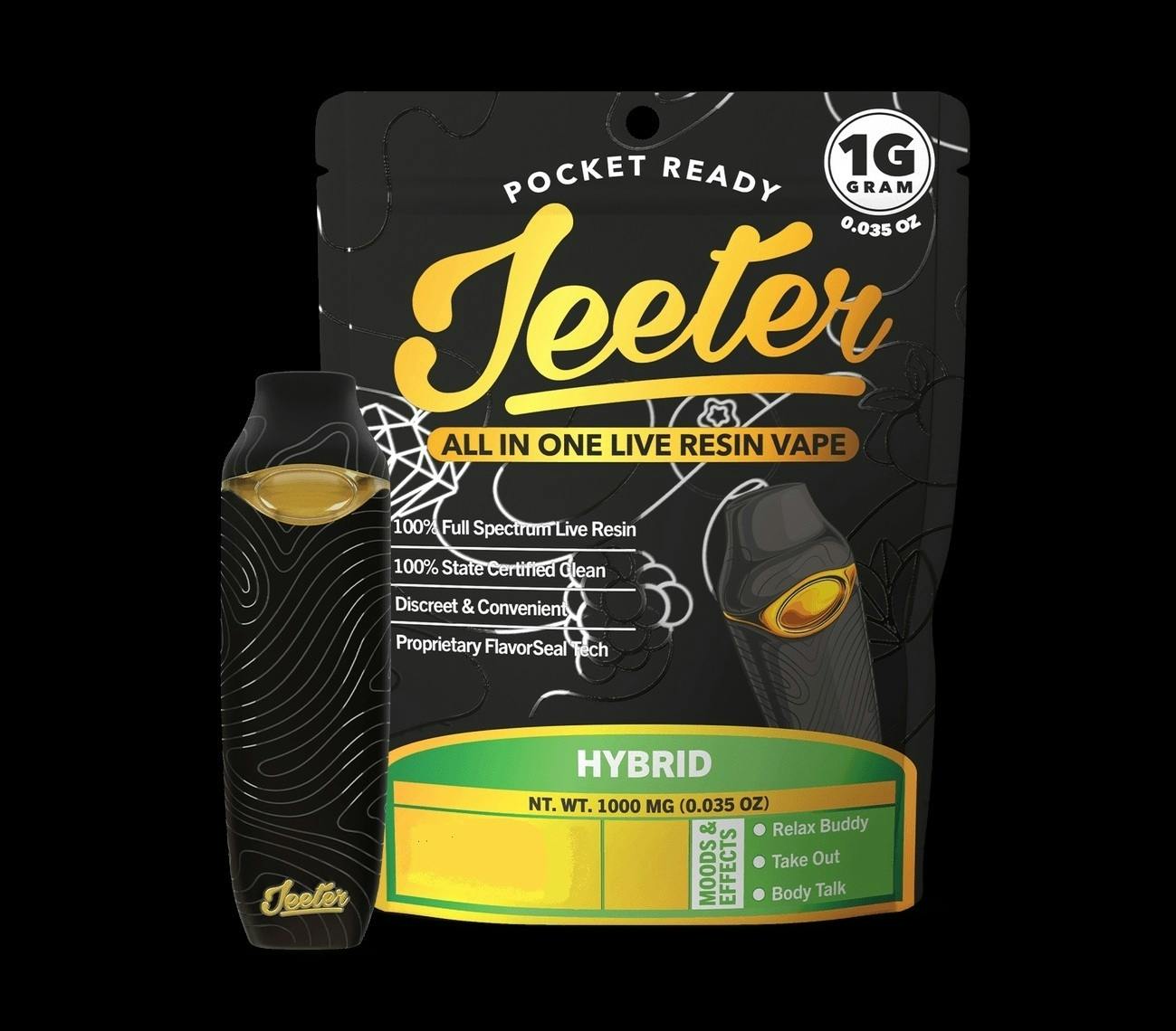 Jeeter LR 1g AIO Pineapple Jack Hybrid