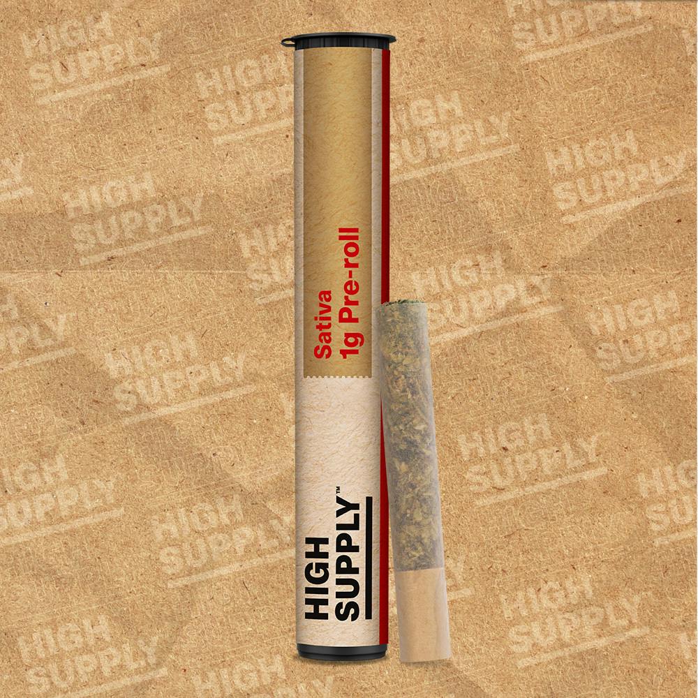 High Supply Bob Hope 1.0g Pre Roll Sativa at Mystic Greenz