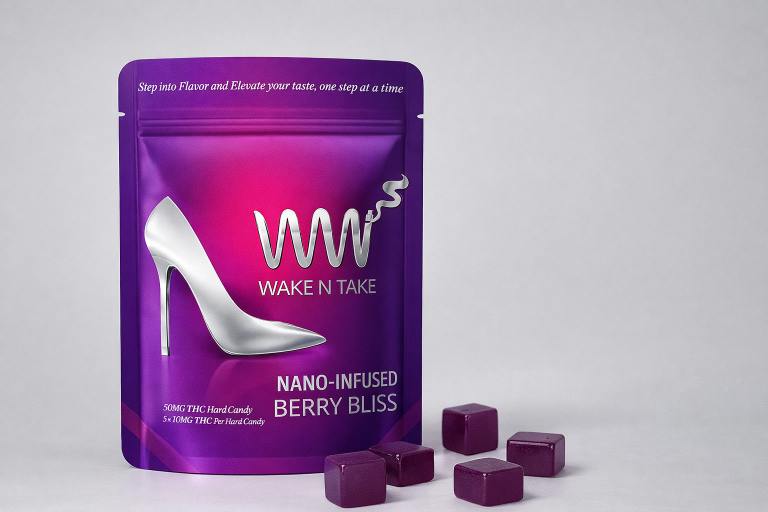 Wake N Take Berry Bliss Hard Candy Hard Candy 50mg, 5pk