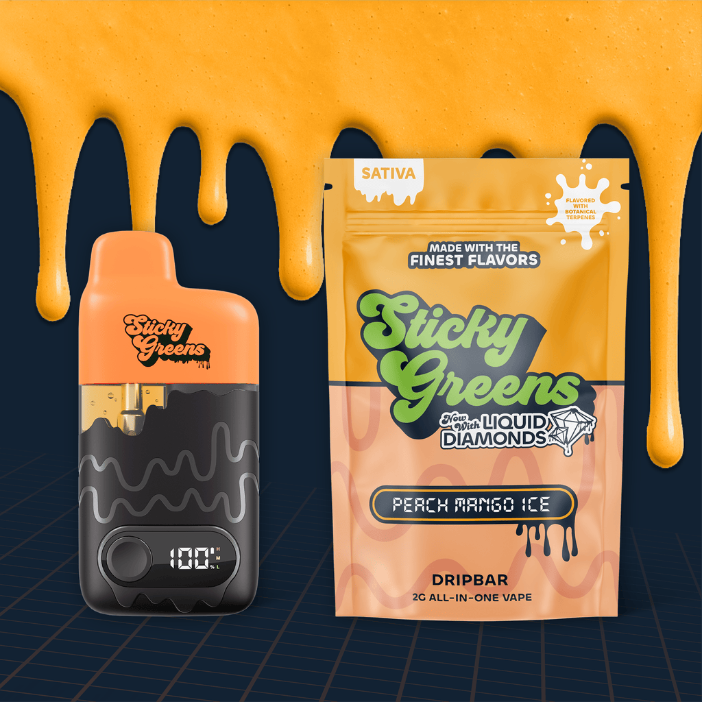 Sticky Greens Peach Mango Ice Disposable 2g