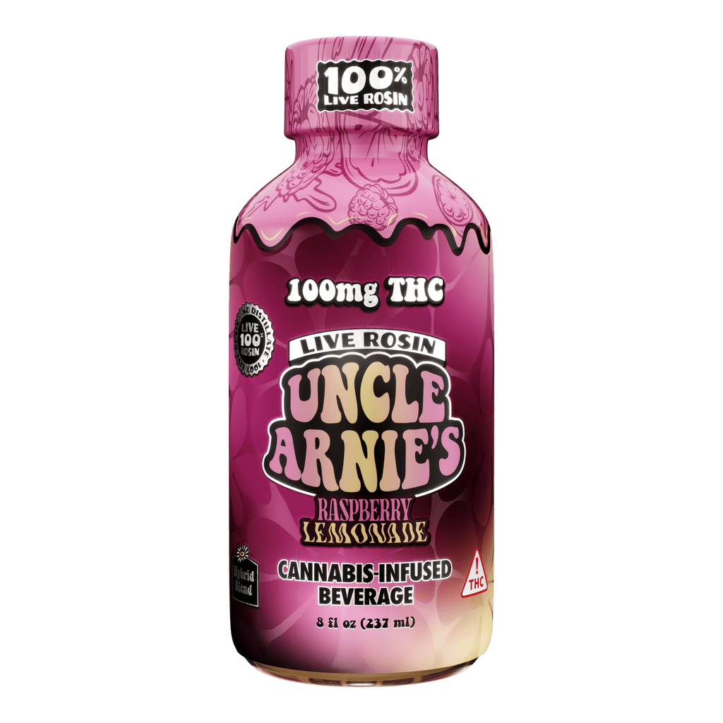 Uncle Arnie's Raspberry Lemonade Live Rosin 100mg, 8oz