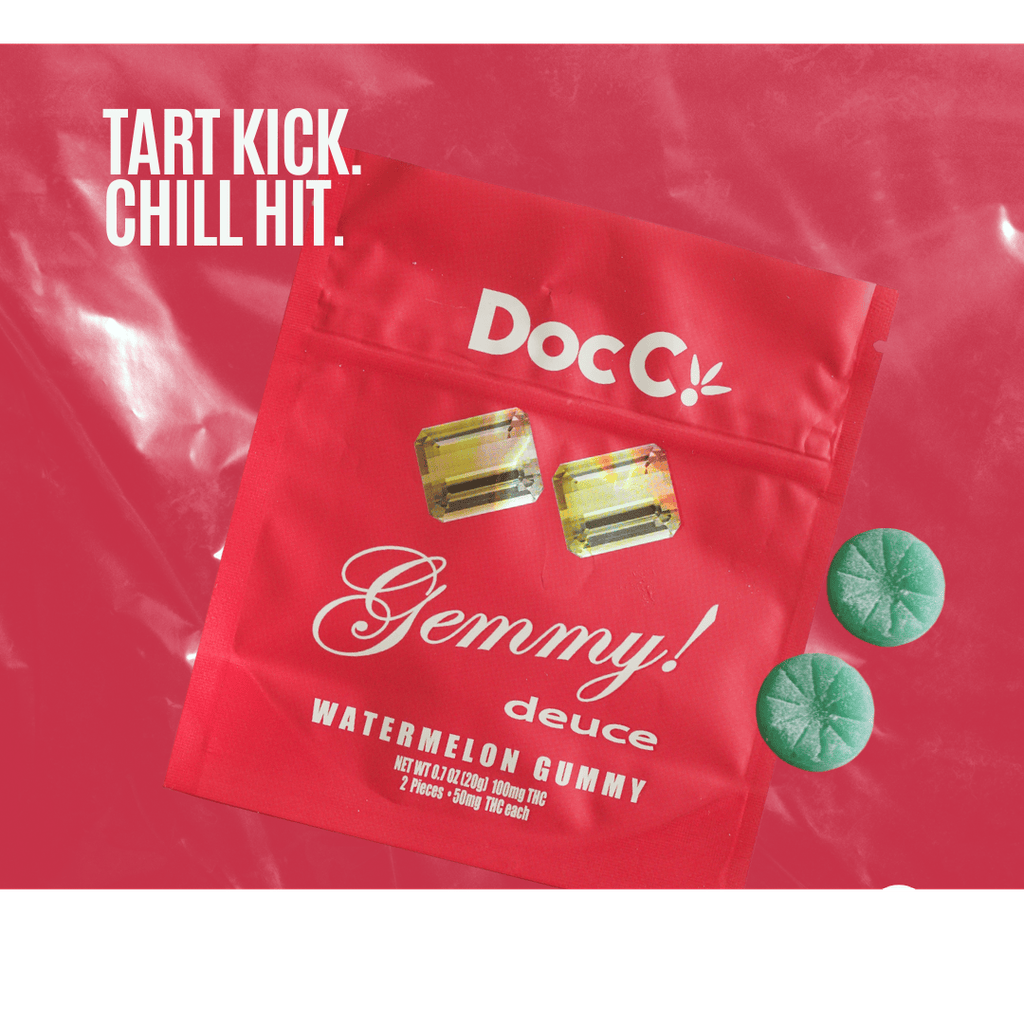 Doc C Watermelon Gummies 100mg 2Pk