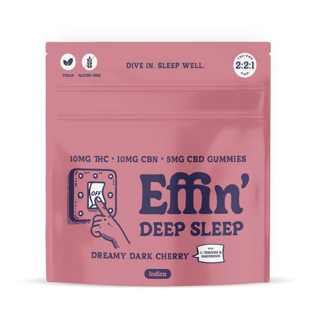 Effin Deep Sleep Dreamy Dark Cherry Gummies 100mg