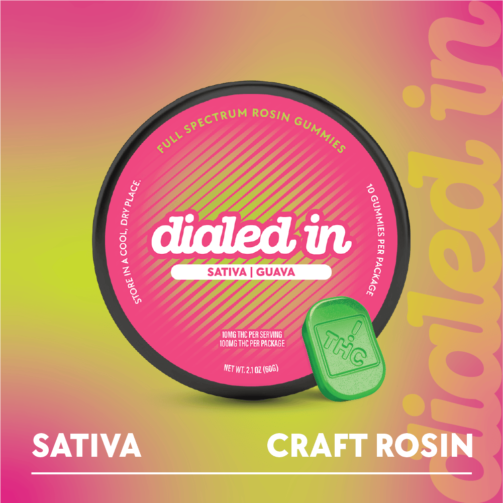 Dialed In Guava Gummies 100mg 10Pk