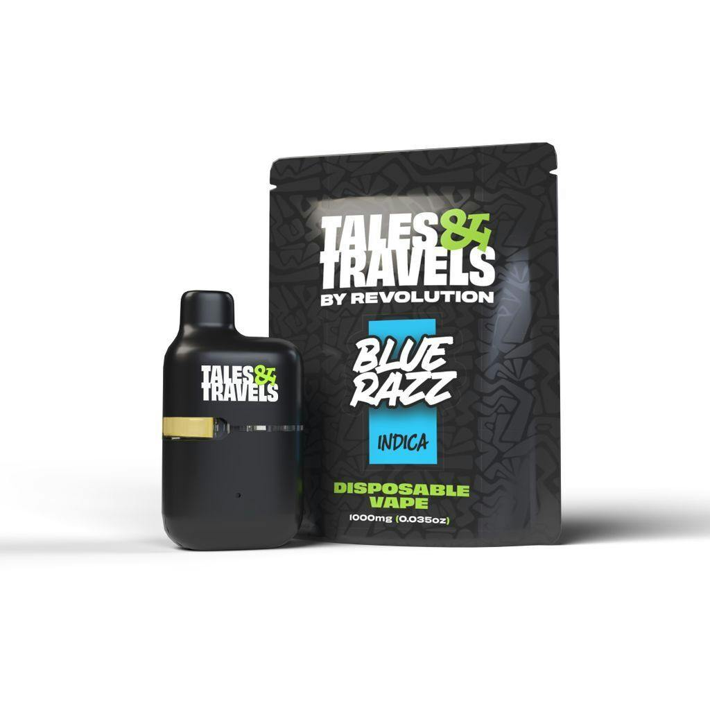 Tales & Travels Blue Razz Disposable 1g