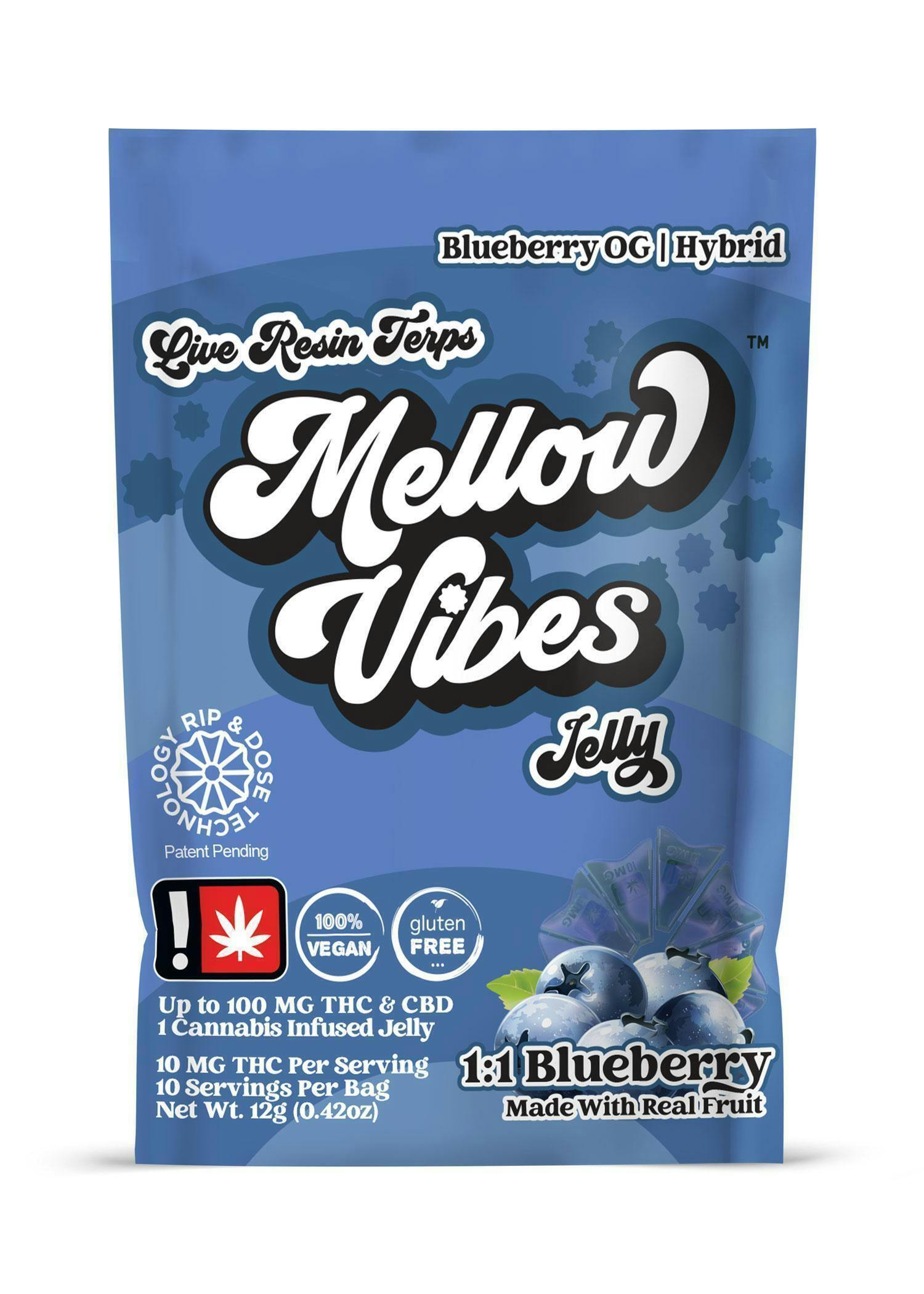 Mellow 100 - Blueberry OG 1:1