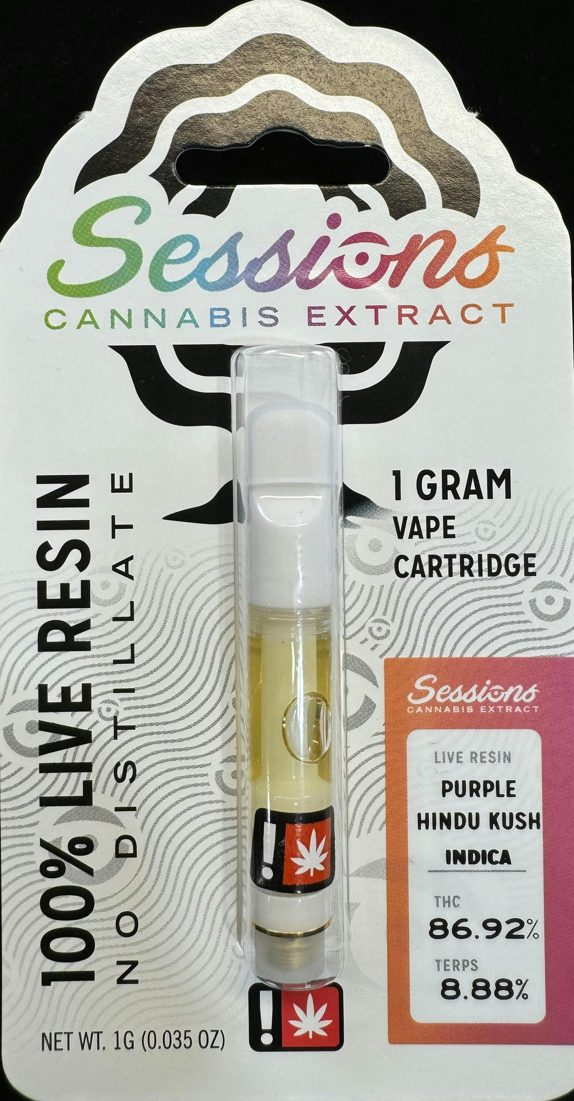 Sessions LR Cart - Purple Hindu Kush
