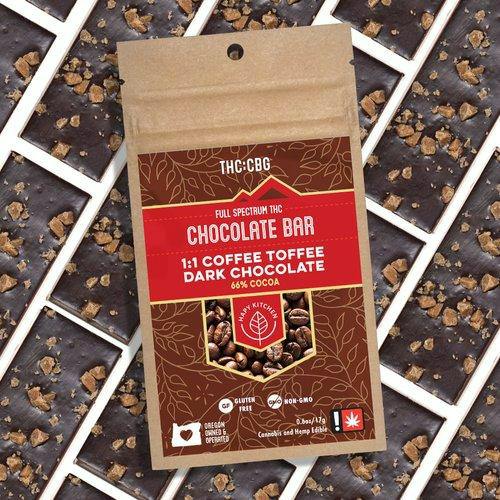 Hapy Kitchen Chocolate - Coffee Toffee THC/CBG