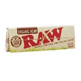 Raw I Organic 1 1/4" papers I 50 pack