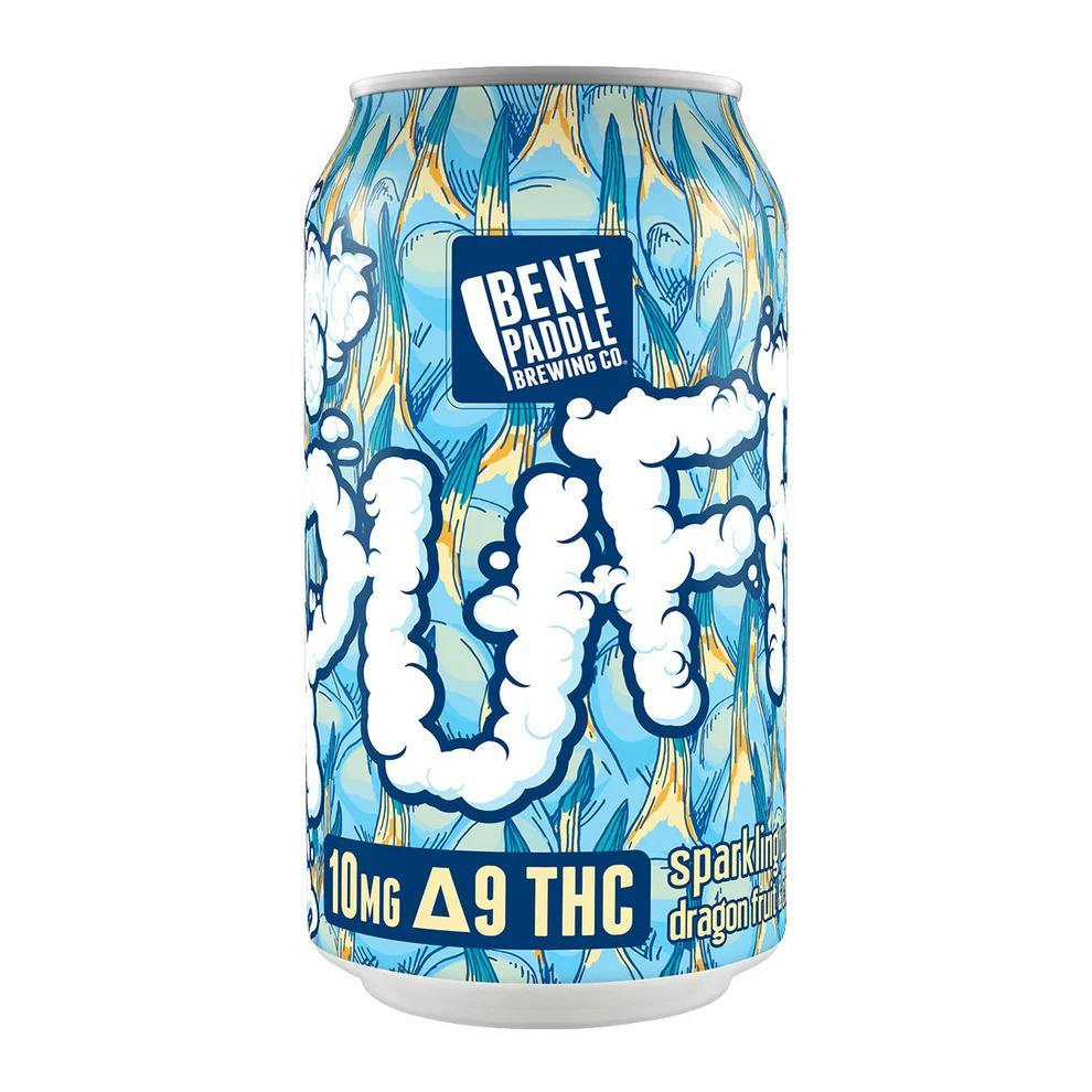 Bent Paddle Brewing Co. - Puff - 10mg THC - Dragon Fruit & Cloudberry Sparkling Water