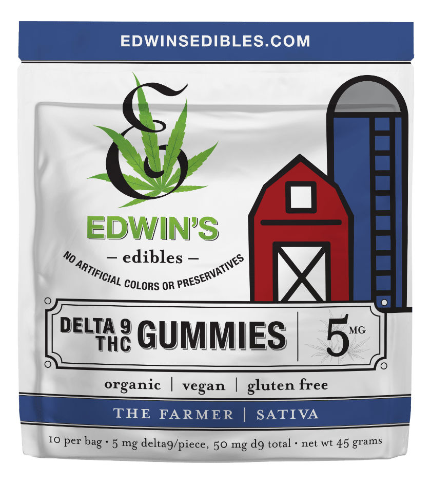 Edwin's Edibles - Gummies - 50mg THC - The Farmer [Sativa]